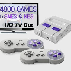 Consoles Vilcorn 16 bits sem fio Dendy Retro TV Video Game 3800 + Console de jogos para Super NES SFC FC Console 4K para SNES