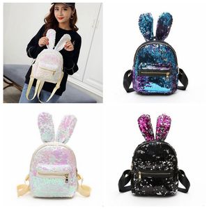 مصمم حقيبة هالوين Lanboli Backpack Backpack Kids Rabbit School Seady Ear Travel Storage Storage Strage Cute Gaxtm
