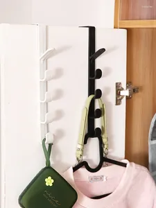 Hooks Hanger On The Back Of Door No Punching Wall Divine Tool Strong And Traceless Clothes Hat Hook