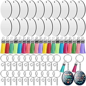 Keychains Sublimation Keychain Blanket Key Chains Leather Tassels And Jump Loops DIY Craft Decoration Production