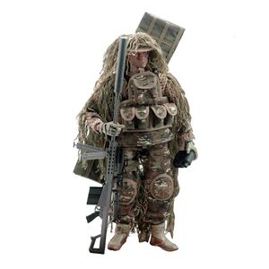 1/6 Special Forces Action Figure All-terrain Sniper Action Figure 12 inch Dollhouse Decoration Accessory for Building Toy Kit 240328