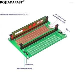 Datorkablar Desktop DDR5 RDIMM UDIMM Memory Adapter Testkort med LED -indikatorer