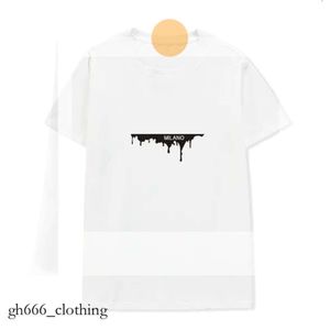 Mens Casual Print Creative T Shirt Oddychający Tshirt Slim Fit Crew Szyja Krótki rękaw męski koszulki Black White Men's T-shirts 785