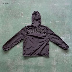 Trapstar 재킷 남자의 새로운 남자 스포츠웨어 Irongate t Windbreaker-Black 1to1 품질 자수 편지 여성 지퍼 선 보호 코트 재킷 4072