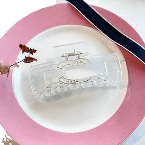 Clips Haarspangen Frauen Transparent Kunststoff Stirnband Haarnadeln Pferdeschwanz Klaue Clip Krabbe Haar Zubehör Designer Schmuck Kopfbedeckung Geschenk