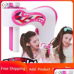 Braiders Girls Electric Matic Hair Braider Hine Diy Инструмент для прически Твист Вязание Украшения для детей Игрушки Подарочные товары для прямой доставки Dhurh