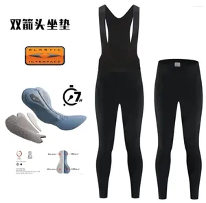 Racing Pants Italian Bicycle Seat Cushion Winter Thermal Fleece Cycling Bibs Trousers Keep Warm Bike Gel Pad Shockproof