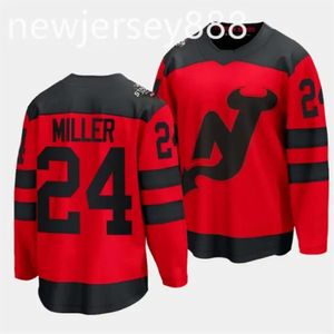 女性new''Jersey'devils''men Youth Jack Nico Hischier Luke Hughes Jesper Bratt Dawson Mercer Stadiumシリーズレッドホッケージャージー