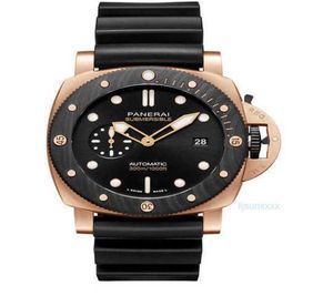 Herrsportklocka Designer Luxury Watch Panerrais Fiber Automatisk mekanisk klocka Navy Diving Series Hot Selling varor 2CAT