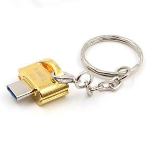 새로운 2024 Type-C TF 카드 모바일 카드 리더 USB3.0 고속 미니 OTG 마이크로 USB 어댑터를 연결하여 SLR 카메라 카드를 연결합니다.