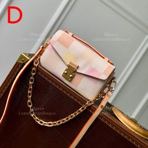 Torba Crossbody Monogram Wschodnia West Messenger Bag 100% lustrzana Wysokiej jakości torba dla kobiet klapa z pudełkiem L006