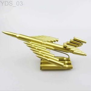 Flygplan Modle Bullet Shell Crafts Airplane Model Home Decoration Creative Gift Souvenir Alloy Ornament Home Decoration Accessories YQ240401