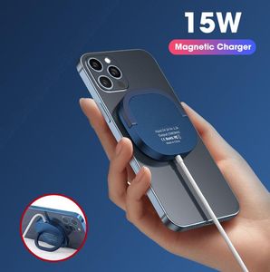 Magnetisk trådlös laddare för iPhone 13 12 Pro Max Mini Qi Snabb laddning för Samsung USB C PD Adapter Originalmagnetladdare 15W5991241