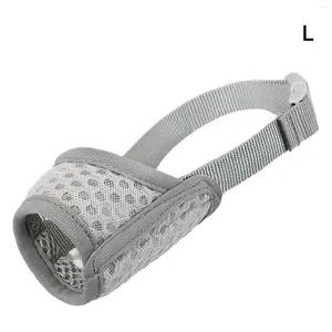 Dog Apparel Soft Adjustable Protect Muzzle Breathable Barking Training Secure Outdoor Prevent Biting Walking Chewing For Vet Visit