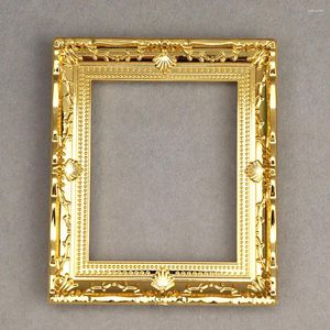 Ramar 6 PCS Dollhouse Frame Decor Plastic For Crafts Picture Miniature Delicate Bulk