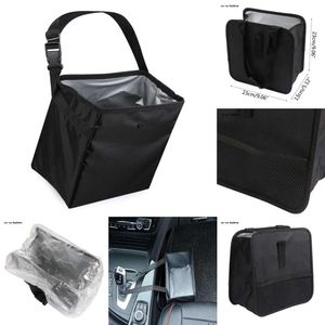 2024 Auto Trunk Organizer Hanging Car Trash Can Bin Auto Interior Accessories Portable Leakproof Organizer Vehicle Garbage Dump Dust Case Storage Box