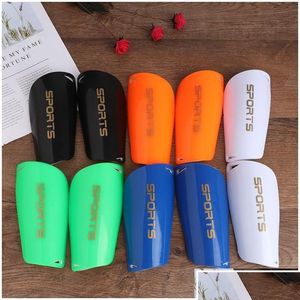 Elbow Knee Pads 1 Pair Soccer Shin Guards For Kids Football Leg Sleeves Support Sock 230613 Drop Delivery Sports Outdoors Athletic O O Otqj1