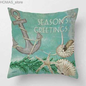 Pillow Case Nordic autumn home decoration linen throw case sofa cushion cover 45x45cm 45 * 45 50x50 40x40 home living room aesthetics Y240407YAMV