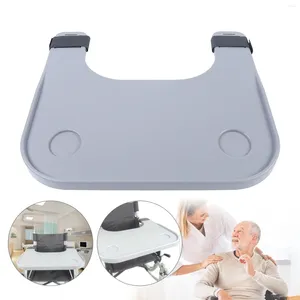 Table Mats Removable Wheelchair Lap Tray W/2 Cup Holders Fits Disabled Reading Eating Durable Detachable