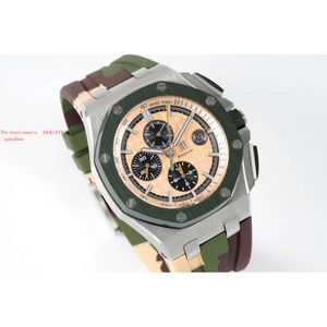 26400 44-mm-Chronograph für Herren, automatisches Uhrwerk, Titan-Fabriklegierungsstahluhr, Designer-Mechanik, APS SUPERCLONE Time Series 151 Montredeluxe