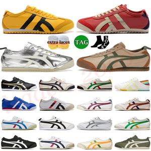 Designer OG running shoes tiger mexico 66 classic mens womens Navy Gum Sail Green Beige red Silver jogging Wakling sneakers platform loafers Canvas Trainers