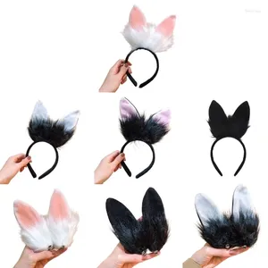 Articoli per feste Fermagli per capelli per ragazze Bella fascia per capelli Orecchio per animali Forcina per capelli Streo Forcine per capelli dal design gotico per bambini Halloween