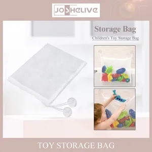 Depolama çantaları banyo oyunu çantası katlanır çok fonksiyonlu sepet net banyo aksesuarları oyuncaklar örgü çevre dostu küvet bebek organizatör bebek