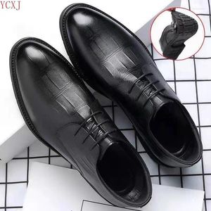 Dress Shoes Men's Business Leather Genuine British Casual Korean Version Youth Wedding Men