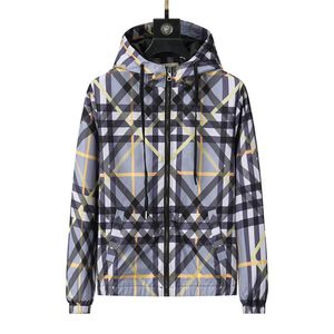 2024 Designer Herrenjacke Frühling Herbst Mantel Mode Kapuzenjacken Sport Windjacke Lässige Reißverschluss Mäntel Mann Oberbekleidung Kleidung Jacke M-3XL