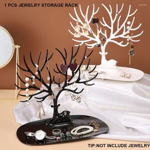 Smycken påsar akrylarmband användbart hängande hållare magasin stativ träd form ring display verktyg rack arrangör prydnad