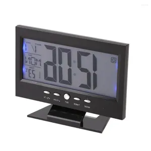Table Clocks Digital Clock Weather Station Display Alarm Calendar Function Wireless Temperature Humidity Meter