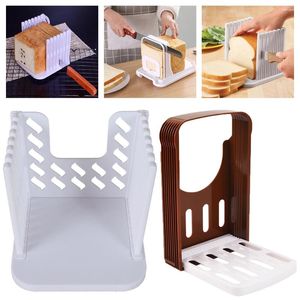 Backenwerkzeuge Einstellbare Toast Slicer DIY Faltbare Brot Multifunktionale Laib Schneidemaschine Für Selbstgemachte