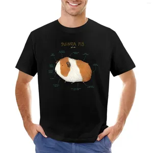 Herrtankstoppar anatomi av en marsvin t-shirt anime sommarkläder snabbtorkande monterade t-skjortor för män