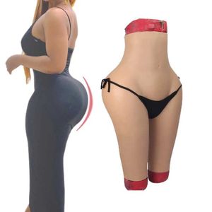 Almofada de mama mulher para homens cosplay silicone vagina calcinha crossdresser shemale transgênero sexy 1.57 polegadas grandes quadris e bundas calças de silicone 240330