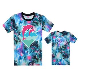 2018 popular rosa golfinho camiseta masculina esporte manga curta impressa hip hop t camisa masculina hipster roupas camiseta streetwear camisa8813244