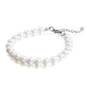 Bangles Fashion Beaded Bracelets Stainless Steel Round Beads Bracelets Jewelry For Women