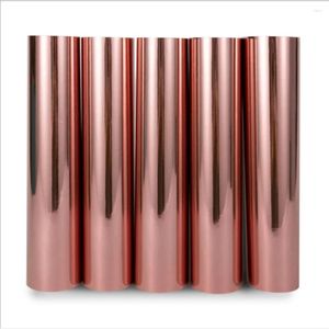 Adesivos de janela HOHOFILM 50cm x 100cm Rose Gold Craft para carro copo parede auto design 20''x40''