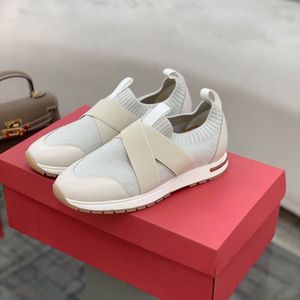 Top Lp men casua shoes runner light sneaker Lady Flexy Walk KNIT sneakers women piana outdoor walking flats sports trainers luxury designers lore shoe with box Box