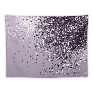 Tapestries Sparkling Lavender Lady Glitter #1 (Faux Glitter) #shiny #decor #art Tapestry Eestetisk dekoration på väggen