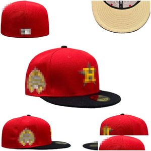 Bola Caps Design Chapéus Equipados Moda Hip Hop Beisebol Adt Pico Plano para Homens Mulheres Stitch Heart Hustle Flores Cap Tamanho 7-8 Drop Delive Dhuij