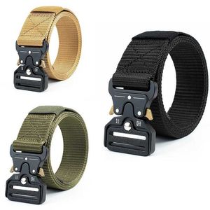 Belts Leisure Tactical Strap for Men and Women Plastic Cobra Strap Multi functional Fashion Buckle Outdoor Strap Birthday Party Gifts Q240401