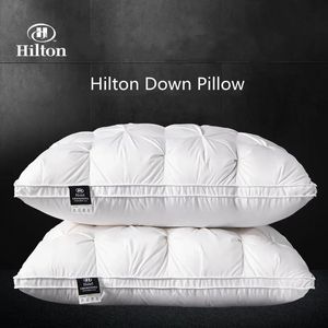 Pure Cotton High-End Down Pillow 5-Star el Quality 240314