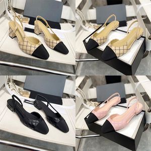 sandalo firmato donna Scarpe eleganti da donna Cuciture Ballerine Tacchi alti Tessuto con paillettes Sandalo piatto Scivoli estivi Mocassino scorrevole di lusso eur 35-42 di alta qualità