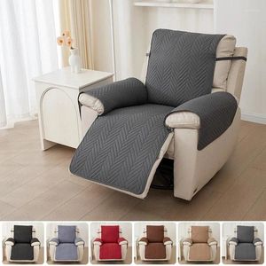 Chair Covers W-type Waterproof Recliner Sofa Cover For Dog Pets Kids Non-Slip Couch Cushion Slipcover Armchair Washable Furniture Protector