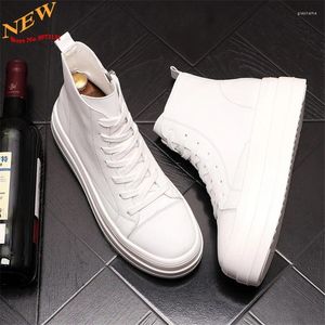 Casual Shoes Autumn Men Sneakers Platform Hip Hop High Tops Ankle Boots Zapatillas Hombre