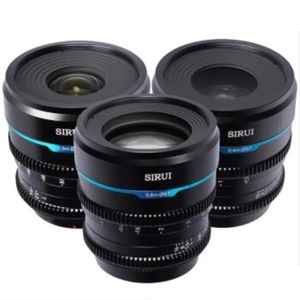 Sirui Night Walker 24mm 35mm 55mm T12 S35 Cine Lens Series Lightweight Fast Aperture Lenses y240327