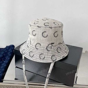 Cappello da pescatore di canale popolare delle nuove stagioni per donna uomo Cappello da pescatore Cappello da ch Trendy Tela Cappelli versatili per coppie Stampa di lettere Cappellini di moda Cappello CClity di alta qualità