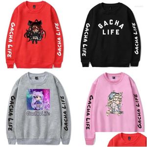 Felpe con cappuccio da uomo Felpe da gioco Felpa con cappuccio Cosplay Uni Felpa con cappuccio Piviere Cappotto Manica lunga Oversize Drop Delivery Abbigliamento Abbigliamento Dhul5