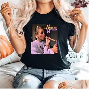 Kvinnor t-shirt t skjortor ethan peters montana skjorta hipster streetwear kvinnor kläd mode trend korta ärm toppar ropa hombre tee cas dh0ud