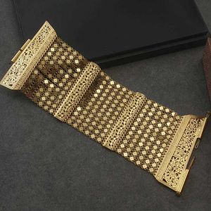 Corrente de luxo banhado a ouro pulseira israelense moda jóias mulheres cobre artesanal pulseira casamento noiva acessórios q240401